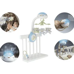 Fisher Price Móvil Ositos Voladores con proyector para bebé recién nacido