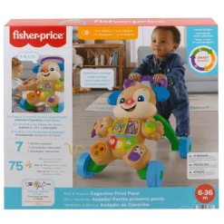 Fisher Price Rie y Aprende Andador Perrito Primeros Pasos