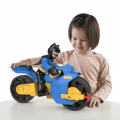 Fisher-Price Imaginext DC Super Friends Batman y moto XL Vehículo con figura, juguete +3 años (Matte