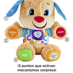 Fisher-Price Perrito primeros descubrimientos, juguete bebés +6 meses