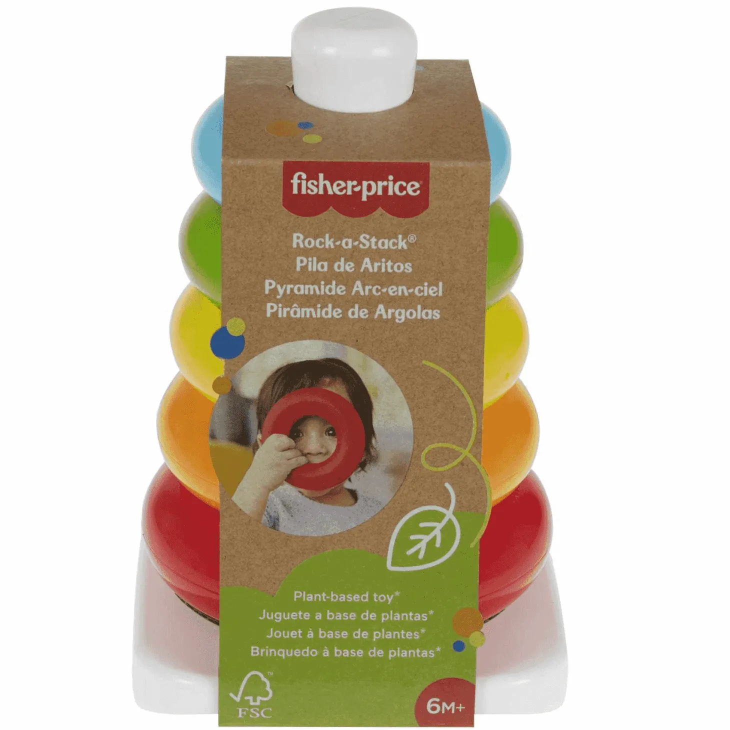 Fisher-Price Pirámide Balanceante Eco juguete Mattel GRF09