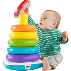 Fisher-Price Pirámide Balanceante juguete gigante para bebés +6 meses