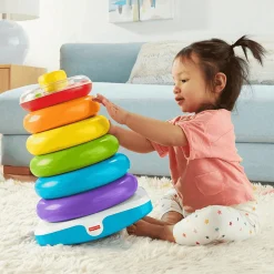 Fisher-Price Pirámide Balanceante juguete gigante para bebés +6 meses