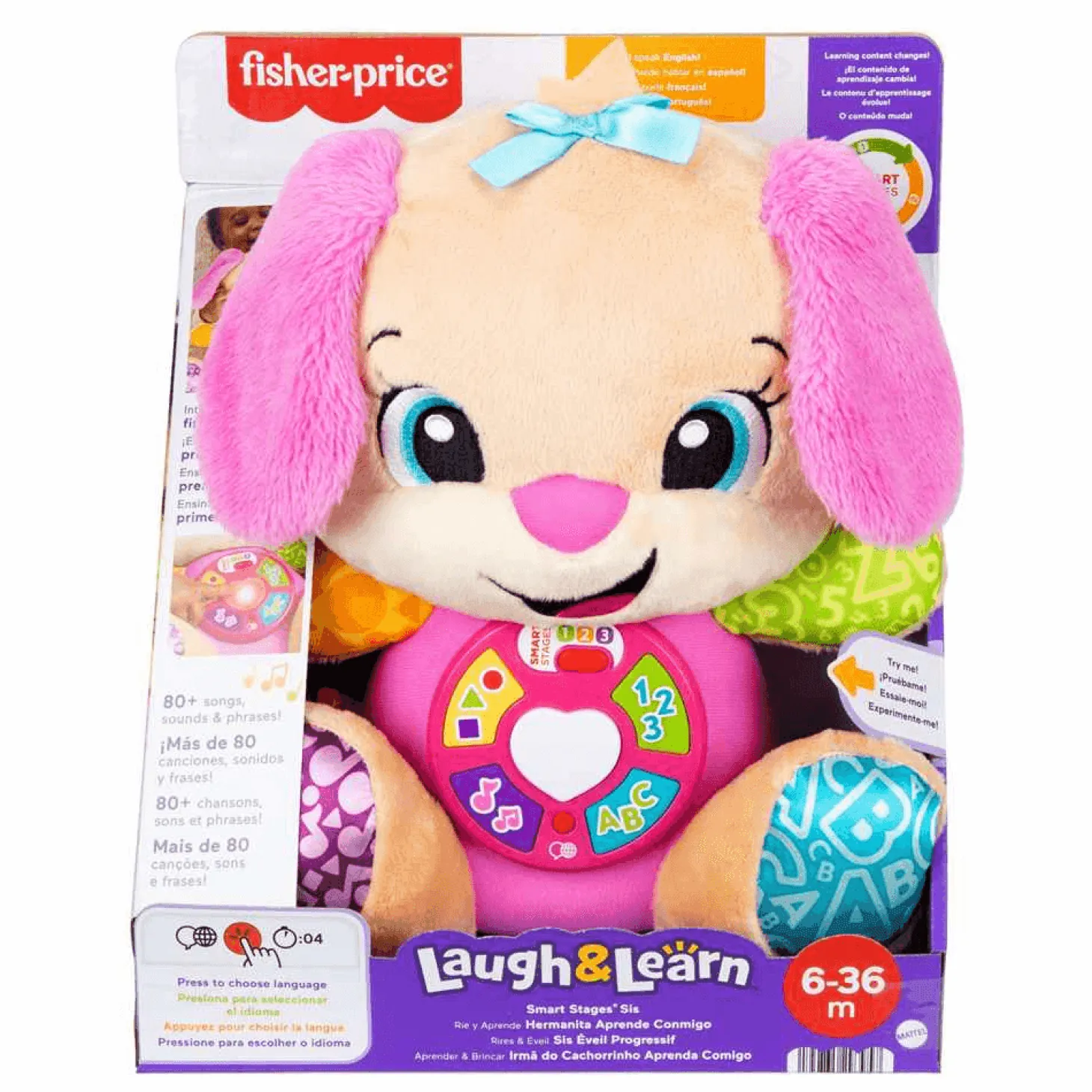 Fisher-Price Ríe y Aprende Perrita Peluche