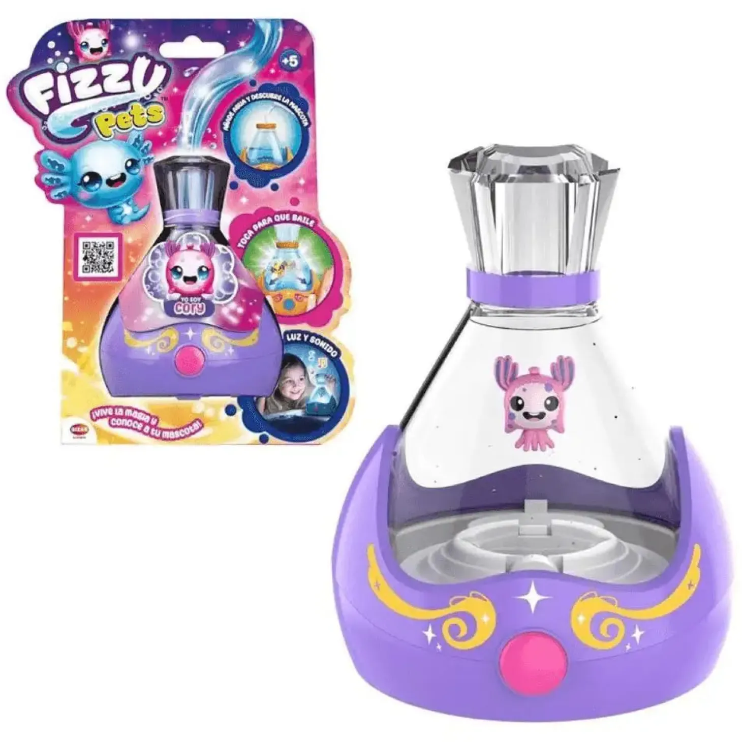 Fizzy Pets – Mascota interactiva sorpresa con luces y sonidos