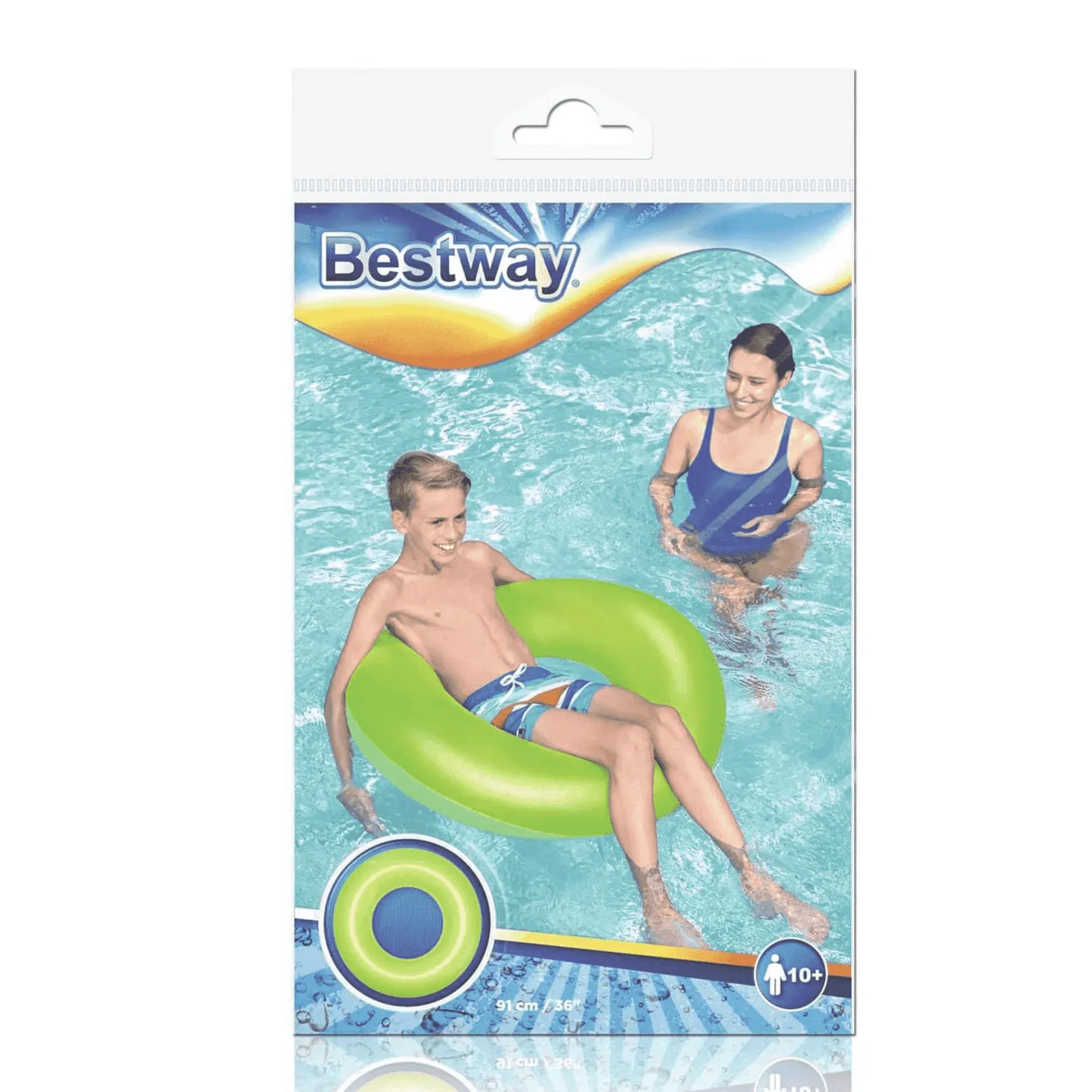 Flotador Hinchable Color Metálico 91 cm