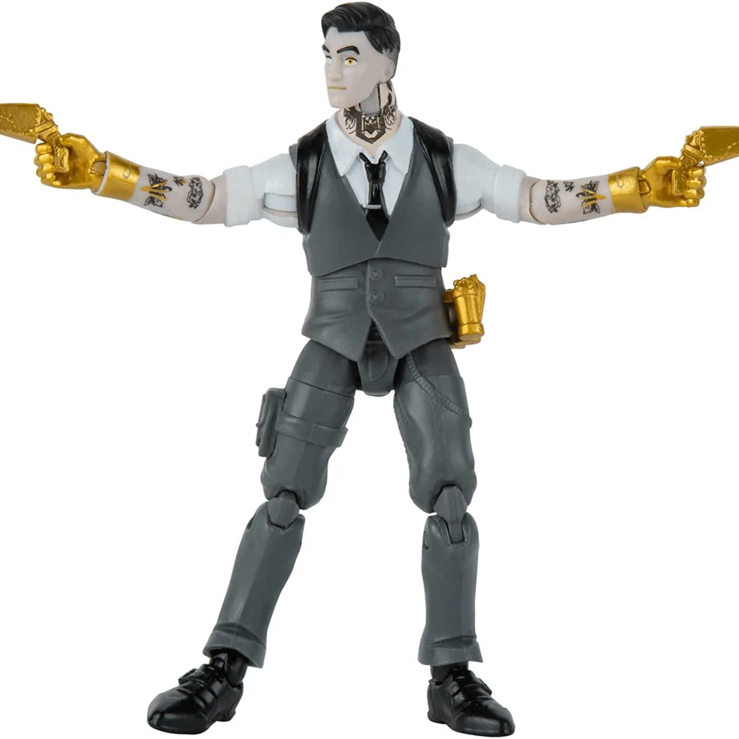 Fortnite Figura Master Grade Midas 2 en 1 con 15 Accesorios