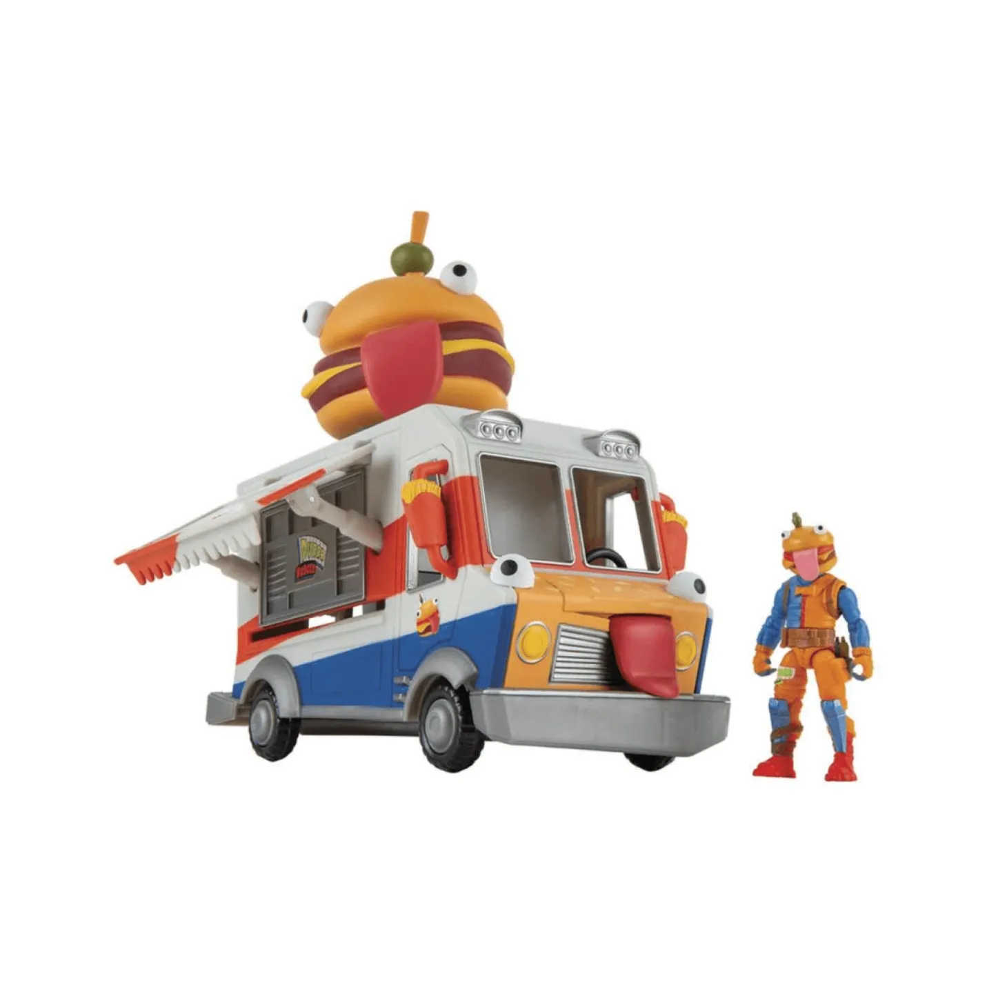 Fortnite Micro Vehículo Durr Burger Food Truck con Figura