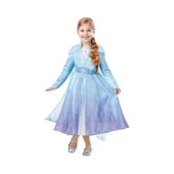 Frozen 2 Disfraz Elsa Travel Deluxe Talla 7 a 8 Años