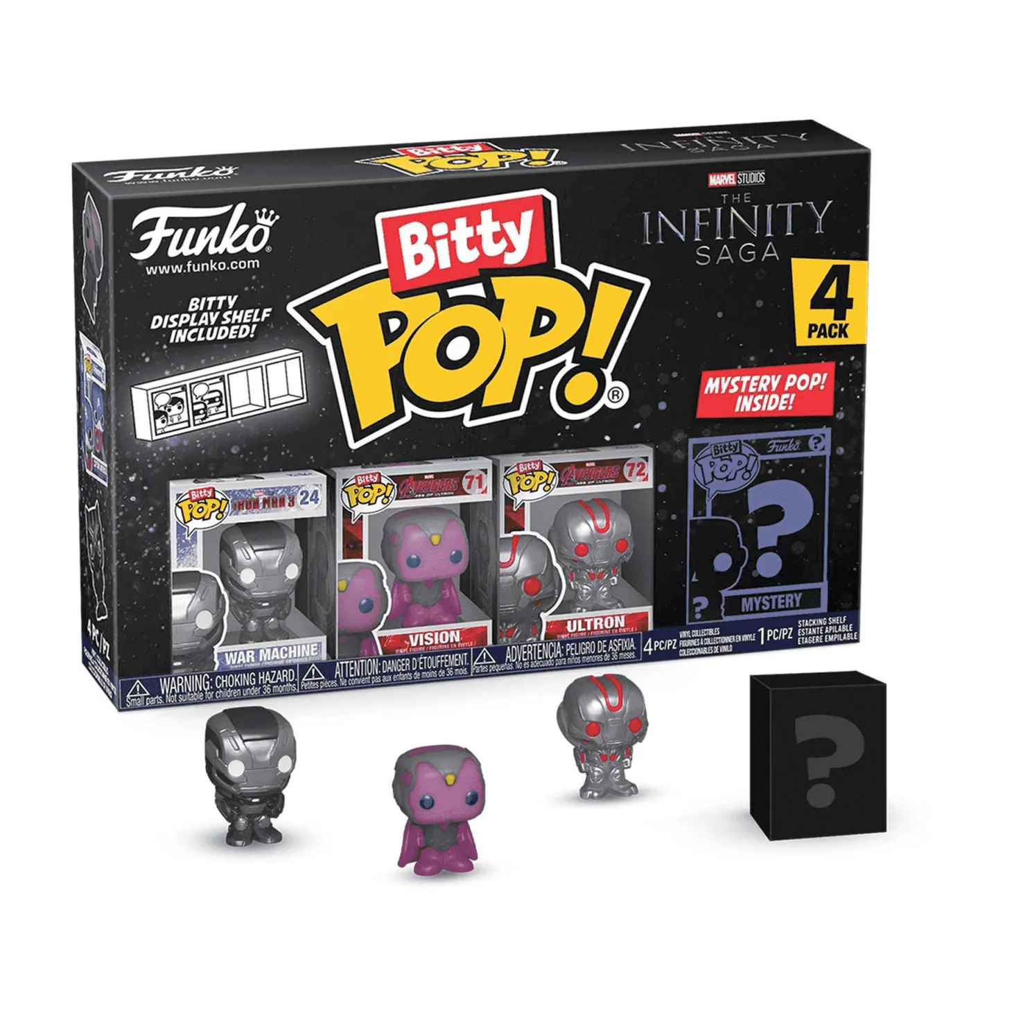 Funko Bitty POP Marvel Iron Man Pack 4 uds surtido