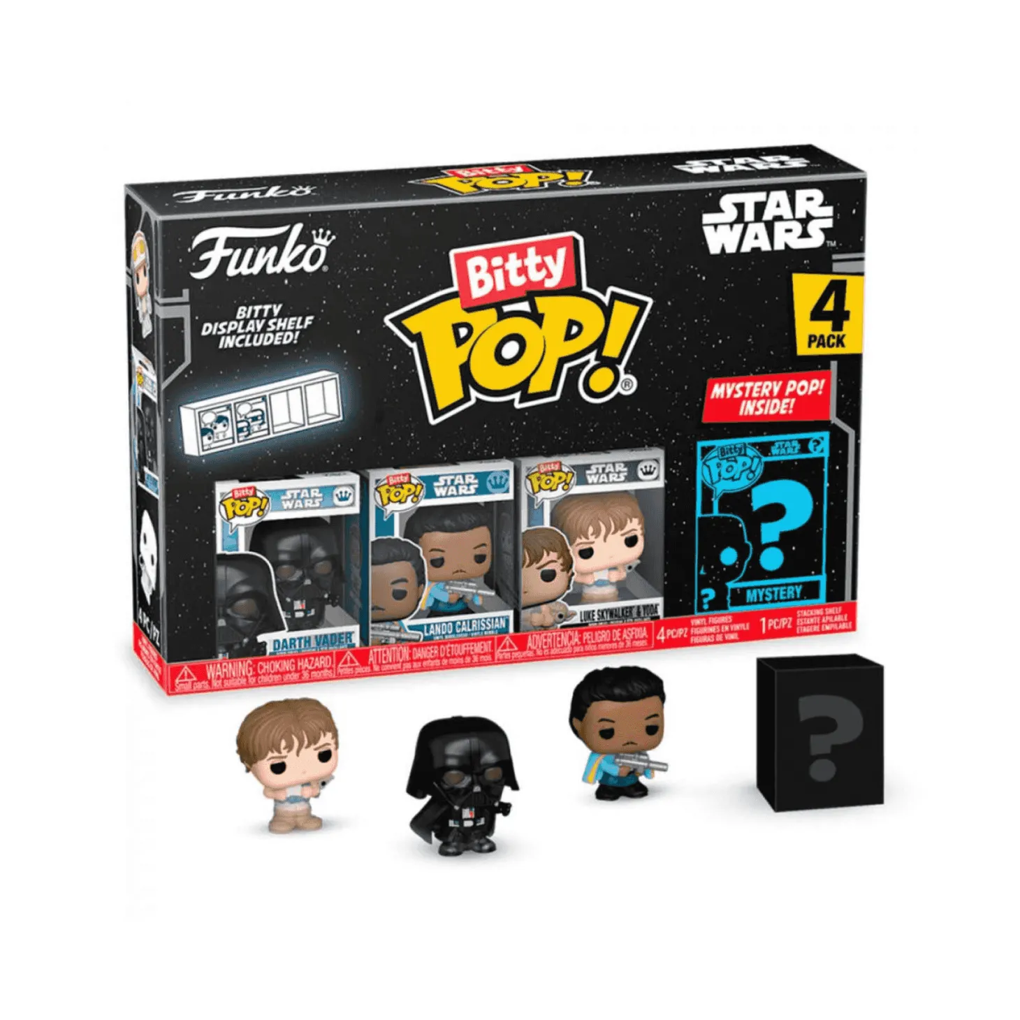Funko Bitty Pop! Star Wars: El Imperio Contraataca S2 - Pack de 4 Figuras