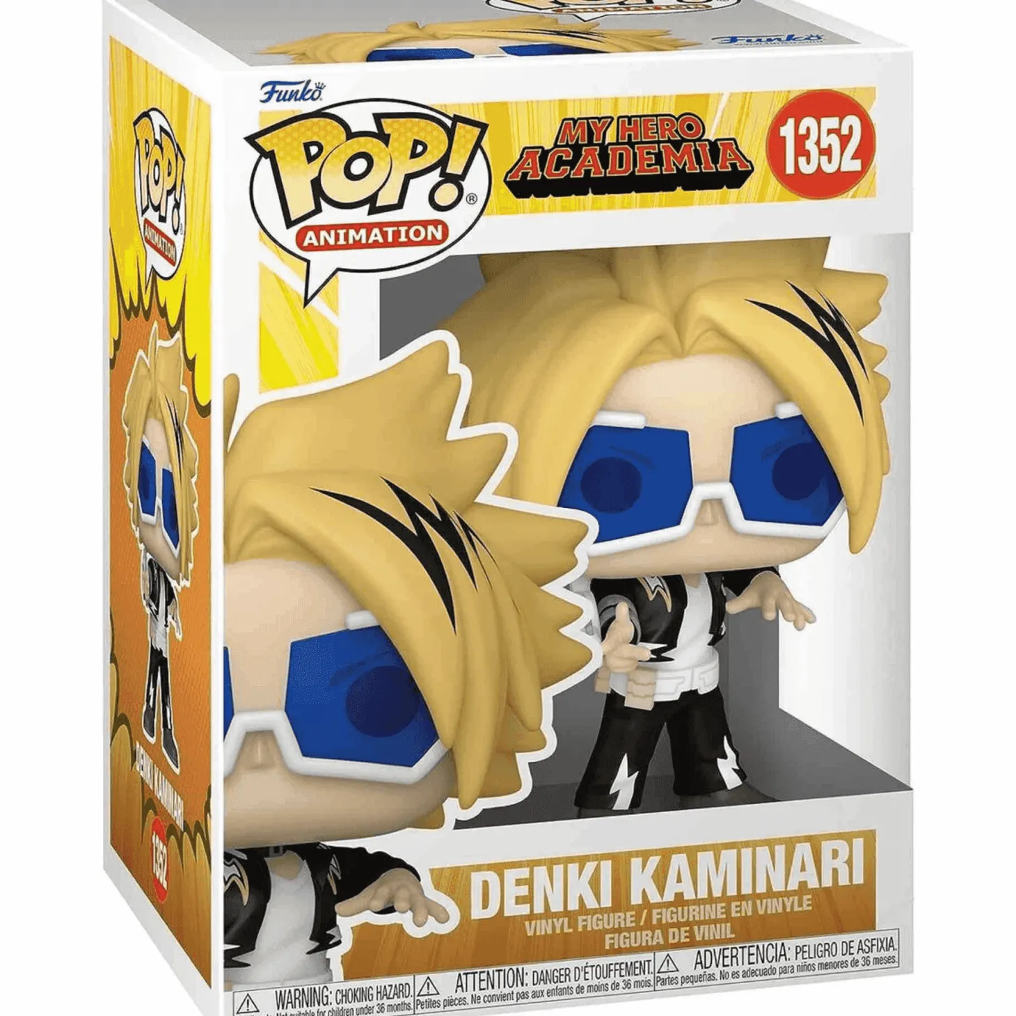 Funko Pop Animation Mha S5: Denki Kaminari - Figura coleccionable de vinilo de Denki Kaminari de My