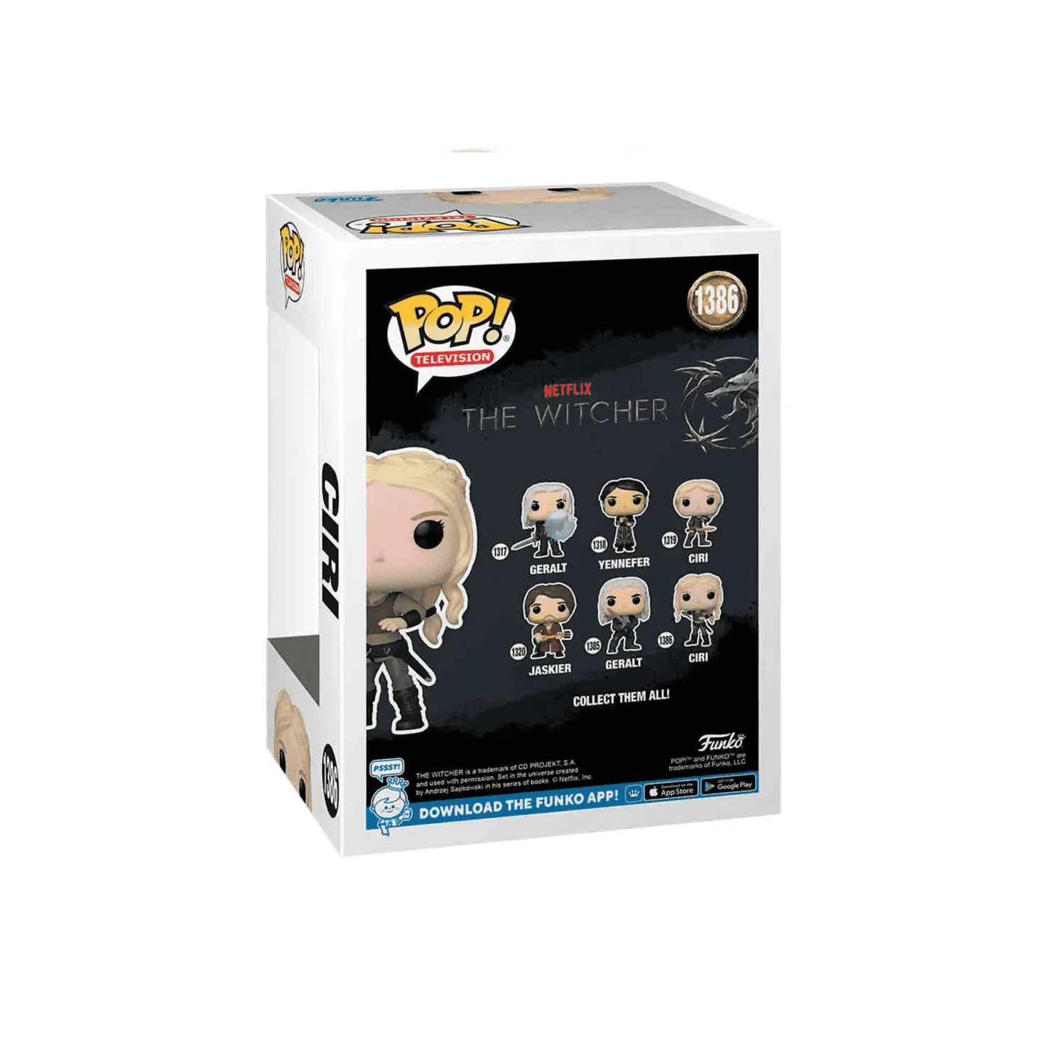 FUNKO POP Ciri 1386 - The Witcher