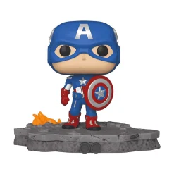 Funko POP Deluxe Avengers Figura Capitan America Assemble Series