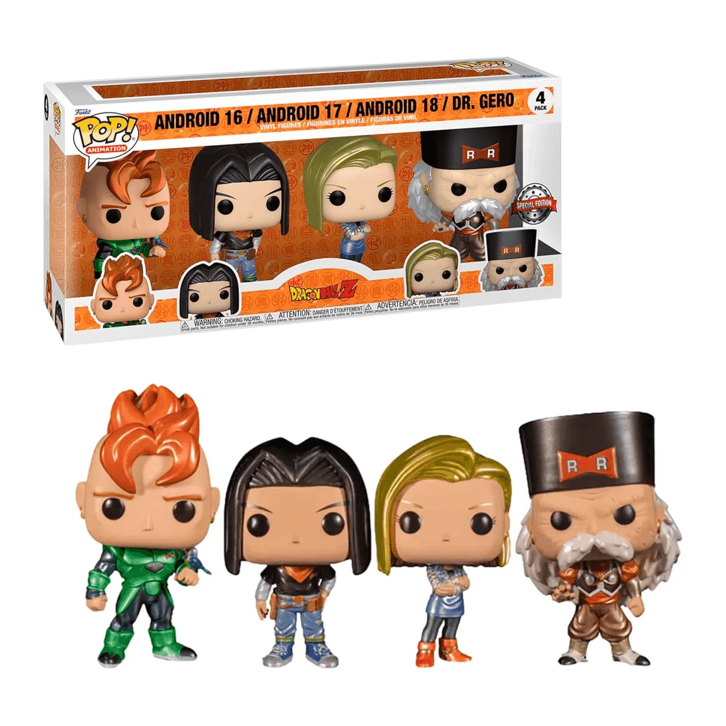 Funko Pop! Dragon Ball Z Pack Animation Dr. Gero - Bulma +2