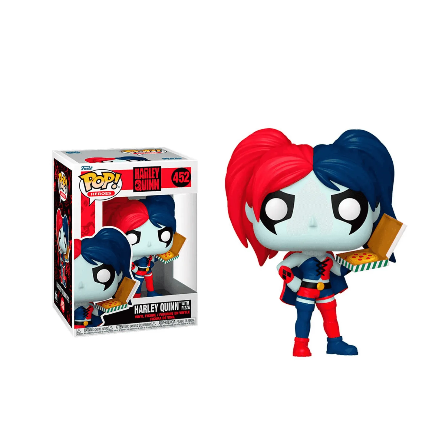 Funko Pop Harley Quinn con Pizza 452