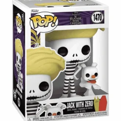 Funko Pop 'Jack Skellington con Zero' - Figura coleccionable de vinilo