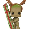 Funko POP Marvel Guardianes de la Galaxia Edición Holiday Special Groot