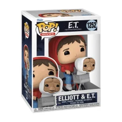 Funko POP Movies ET Elliott con ET en bicicleta