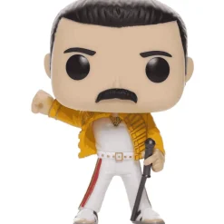 Funko Pop Queen Freddy Mercury Wembley 1986 - Figura coleccionable de vinilo ideal para fans de la m
