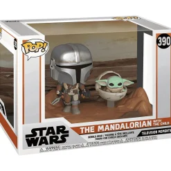 Funko Pop Star Wars Figura The Mandalorian y El Niño