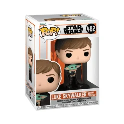 Funko Pop Star Wars Mandalorian Luke Child - Figura coleccionable detallada ideal para fans de Star