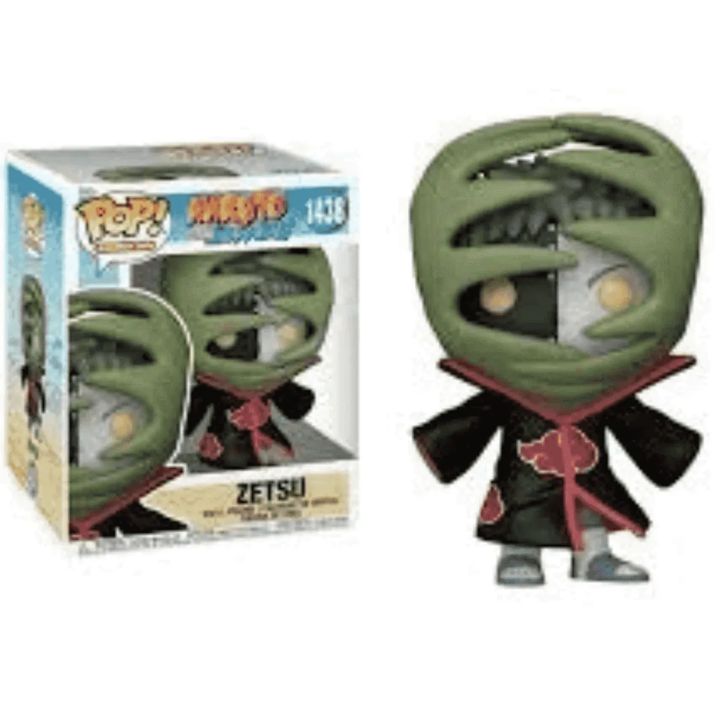 Funko Pop Super Naruto Zetsu - Figura coleccionable de vinilo, 9cm - Decorativo para fans de la seri