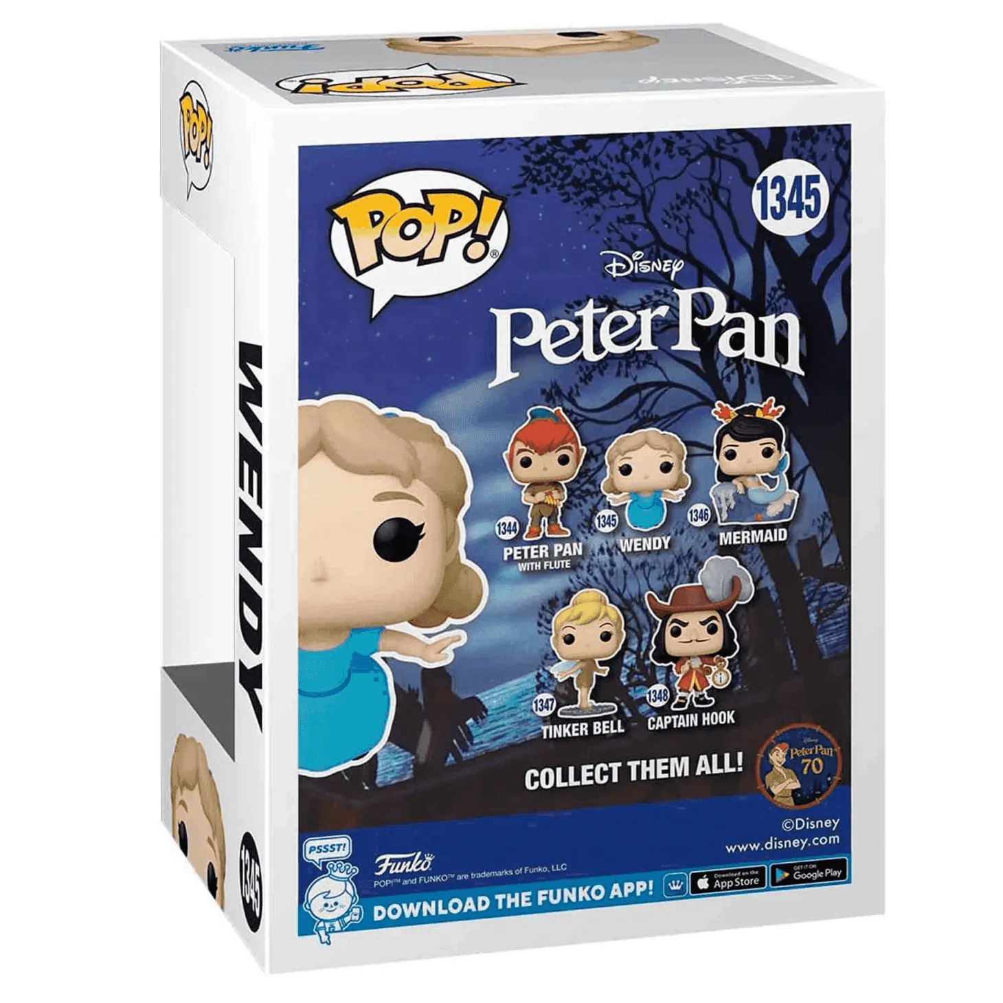 FUNKO POP Wendy 1345 - Peter Pan 70 aniversario
