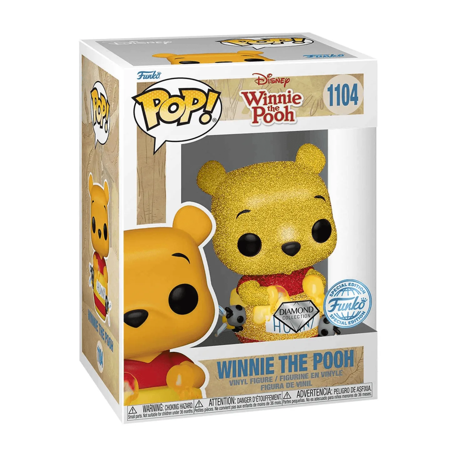 Funko Pop Winnie The Pooh Disney Diamond Special Edition 1104