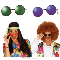 Gafas Hippie Grandes Complemento Disfraz