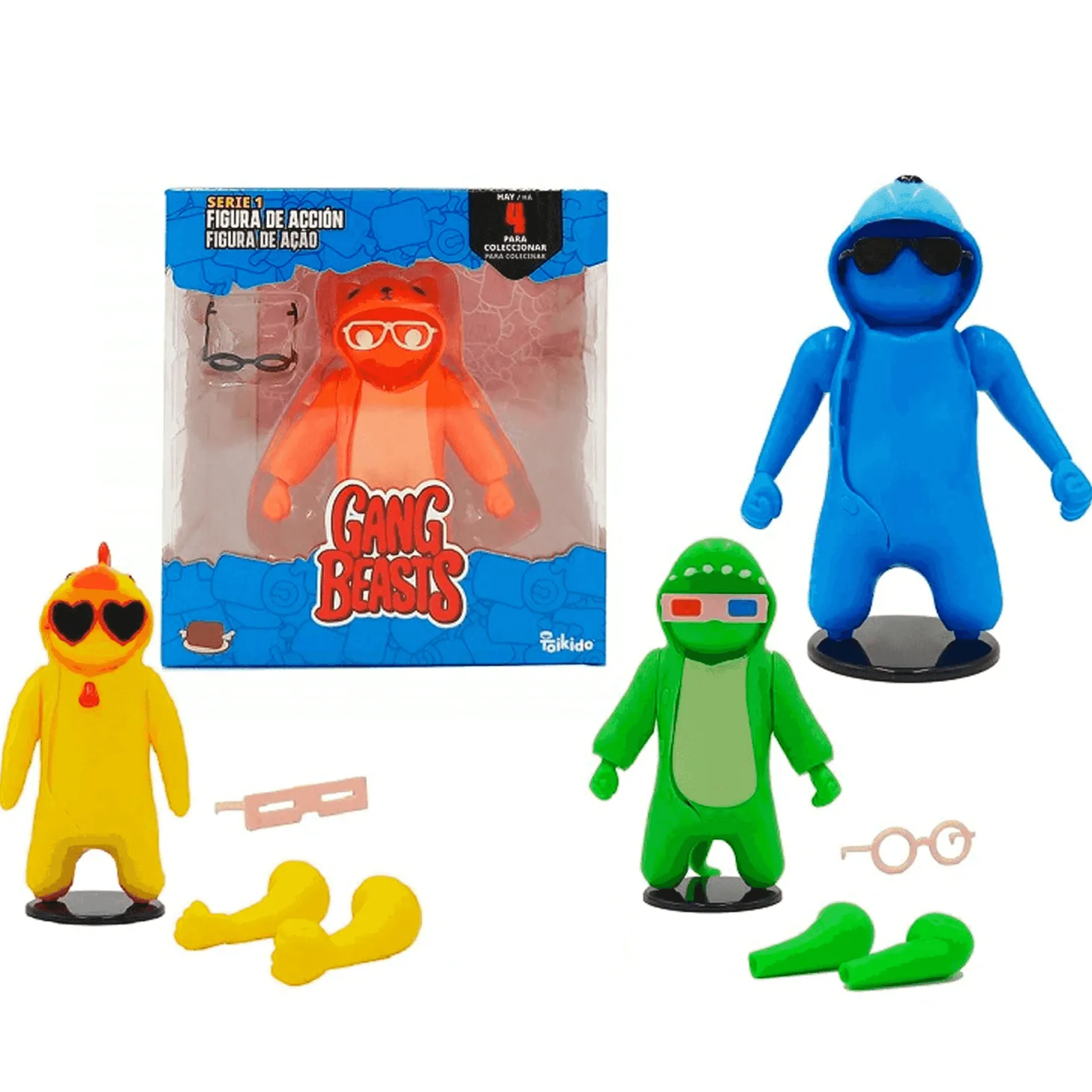 Gang Beasts Figura de Acción en Caja