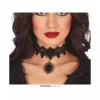 Gargantilla con Piedra Negra para disfraz