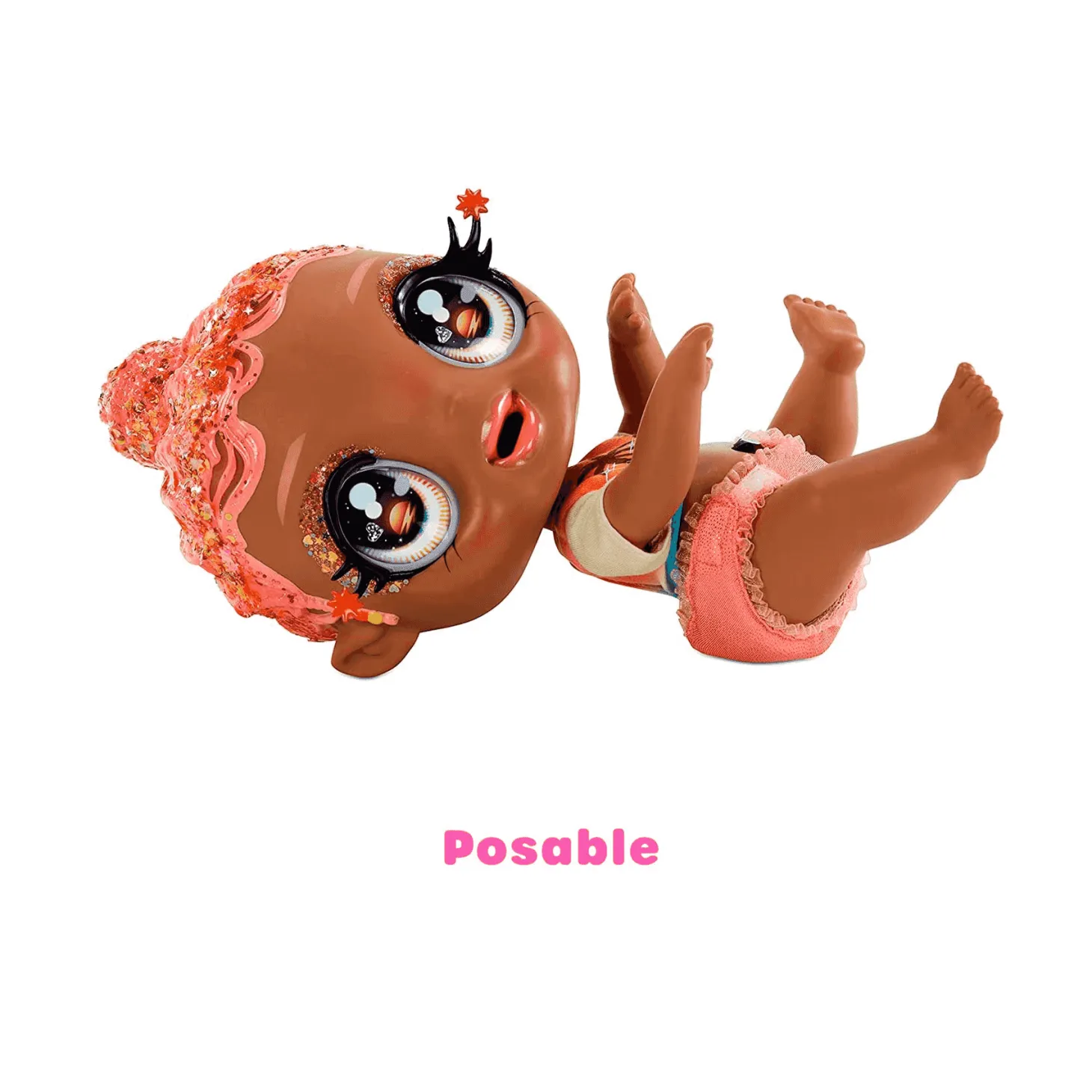 Glitter Babyz Muñeca Atardecer Coral