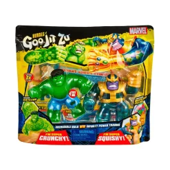 Goo Jit Zu Heroes Marvel Pack 2 Hulk y Thanos
