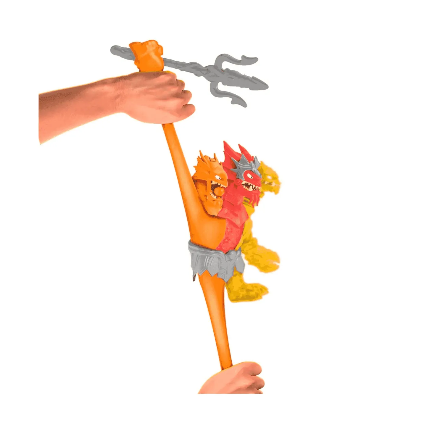 Goo Jit Zu King Hydra Lava Fury - Héroe Estirable