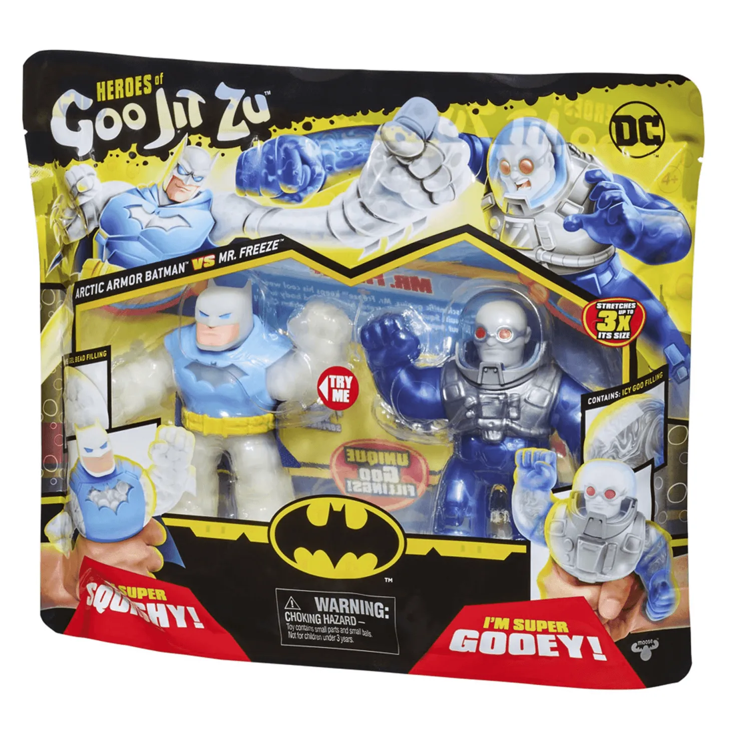 Goo Jit Zu Pack de 2 Heroes Batman VS Mr Freeze