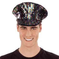 Gorra Policía color multicolor para disfraz