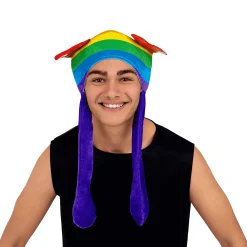 Gorro Arcoíris color multicolor para disfraz