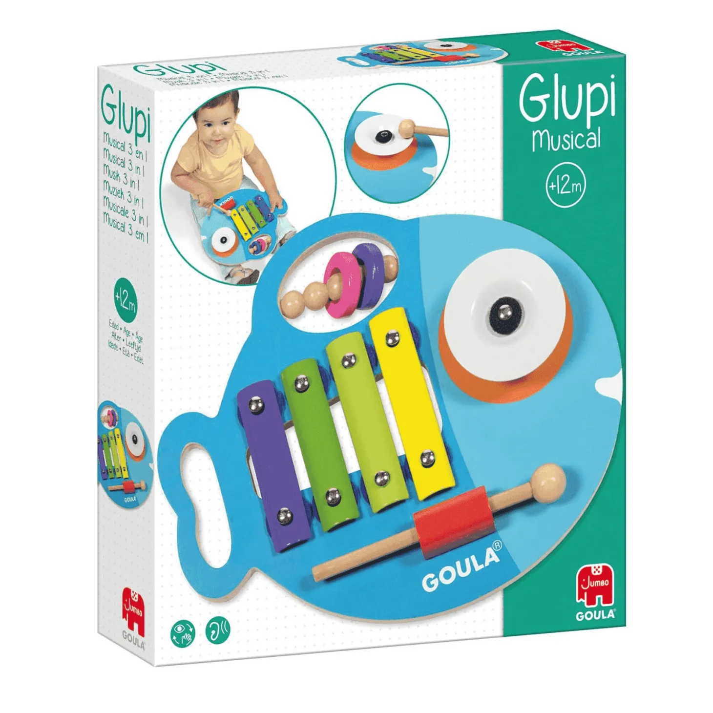Goula Glupy Musical 3 en 1 | Juguete Musical