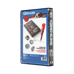 Gremlins Set de Papeleria en caja VHS con Libreta Chapas y Bolígrafo