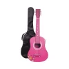 Guitarra Madera Rosa Con Funda 75 cm | Acordes