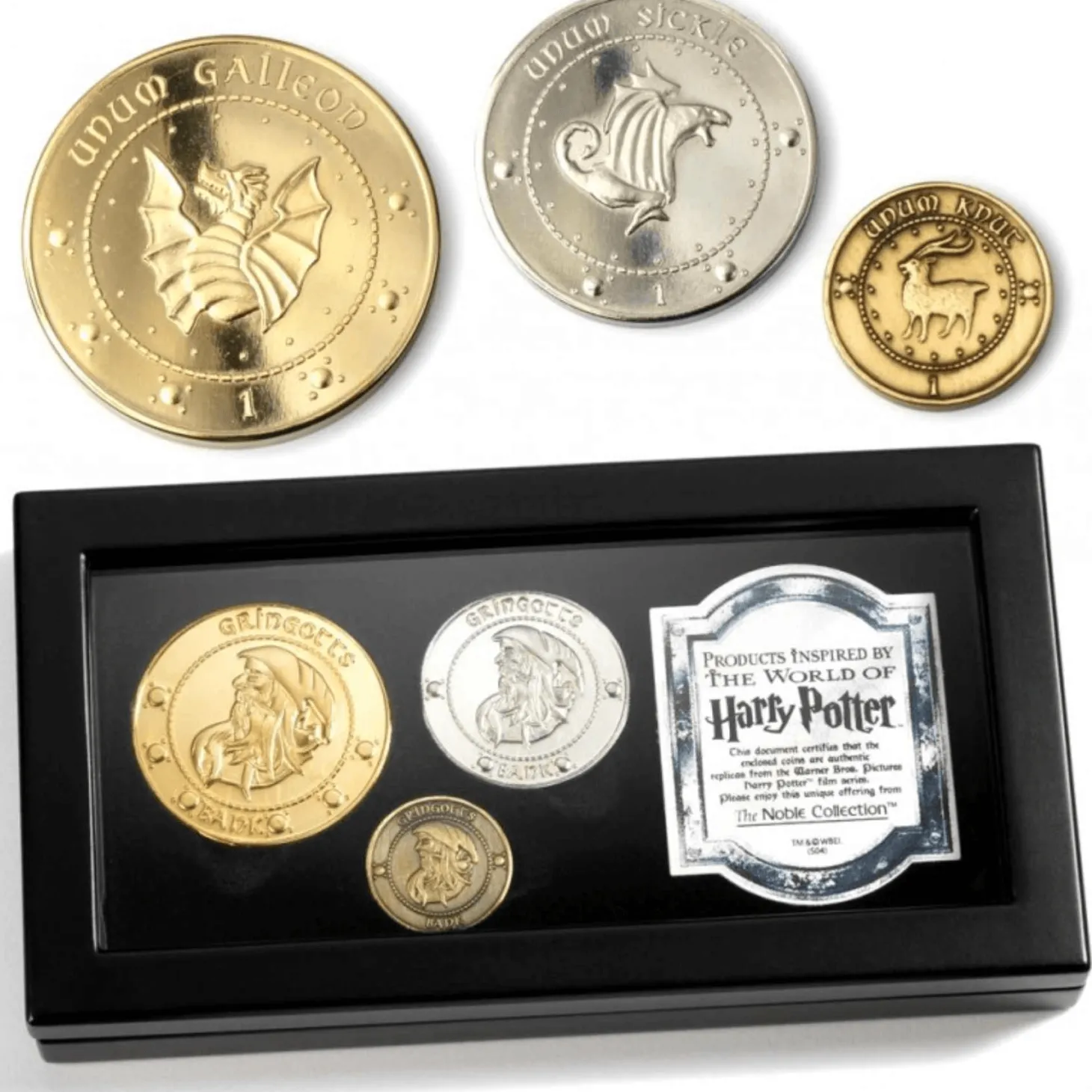 Harry Potter Réplica Monedas de los Gnomos Gringotts