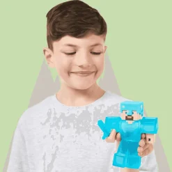 Heroes of Goo Jit Zu Steve Minecraft -Steve con Armadura de Diamante