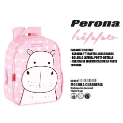HIPPO Mochilita 28cm La Compañera Perfecta para los Peques