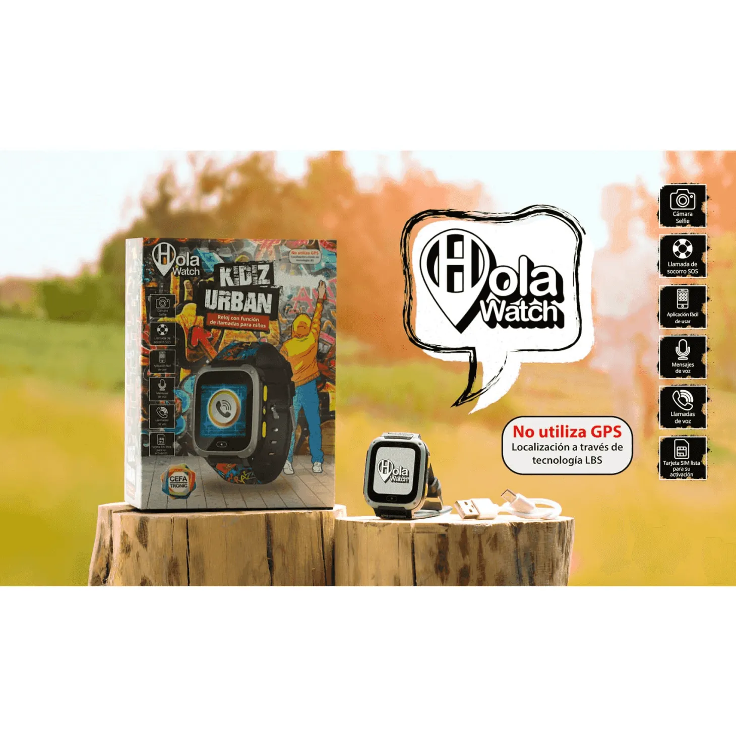 Holawatch Urban Black