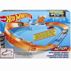 Hot Wheels Action Trackset Campeón del Óvalo Pistas de coches de juguete 4 años