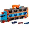Hot Wheels Camión convertible en pista para coches de juguete 4 años