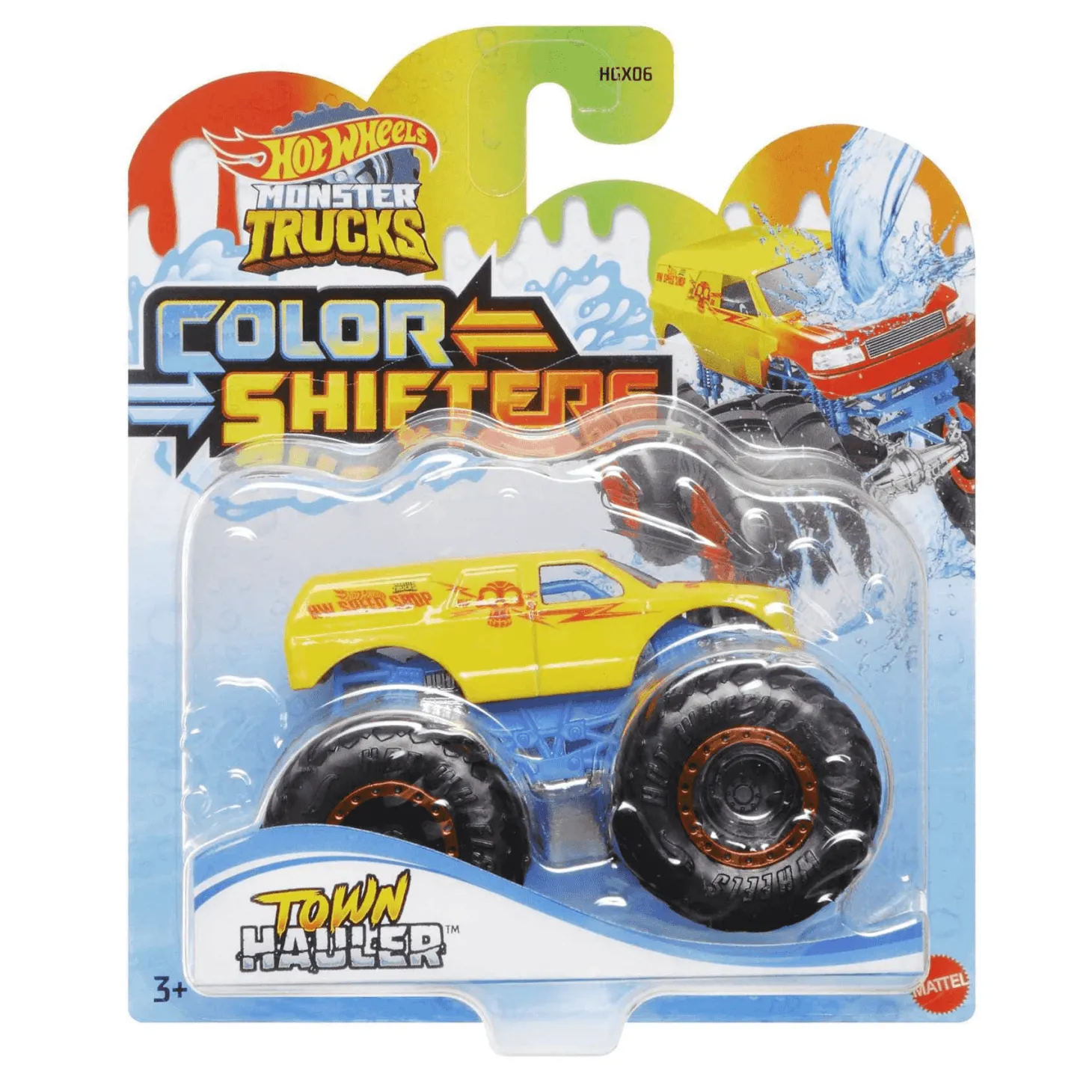 Hot Wheels Monster Trucks Color Shifter Coche juguete surtido 3 años