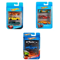 Hot Wheels Pack de 3 Coches de Juguete Modelos Surtidos 3 años