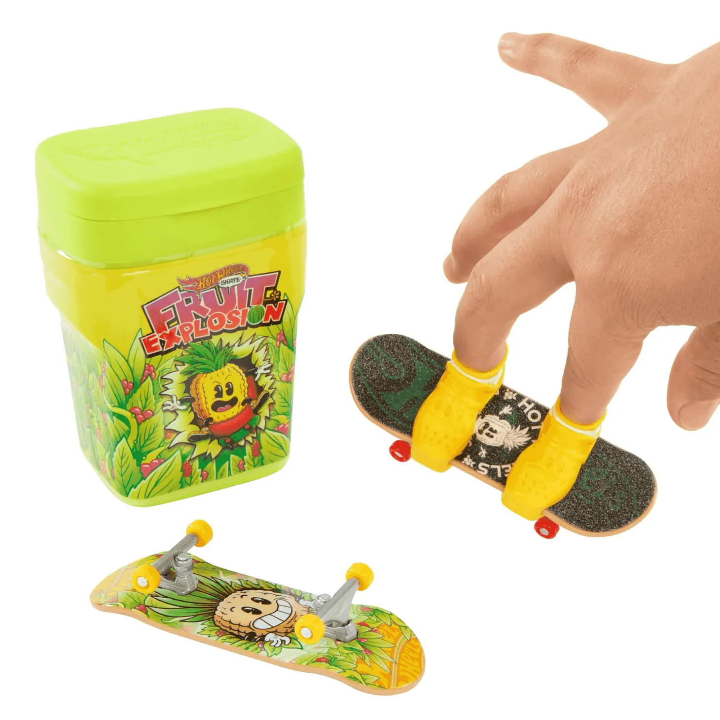 Hot Wheels Skate Caja de chicles con 2 Monopatines